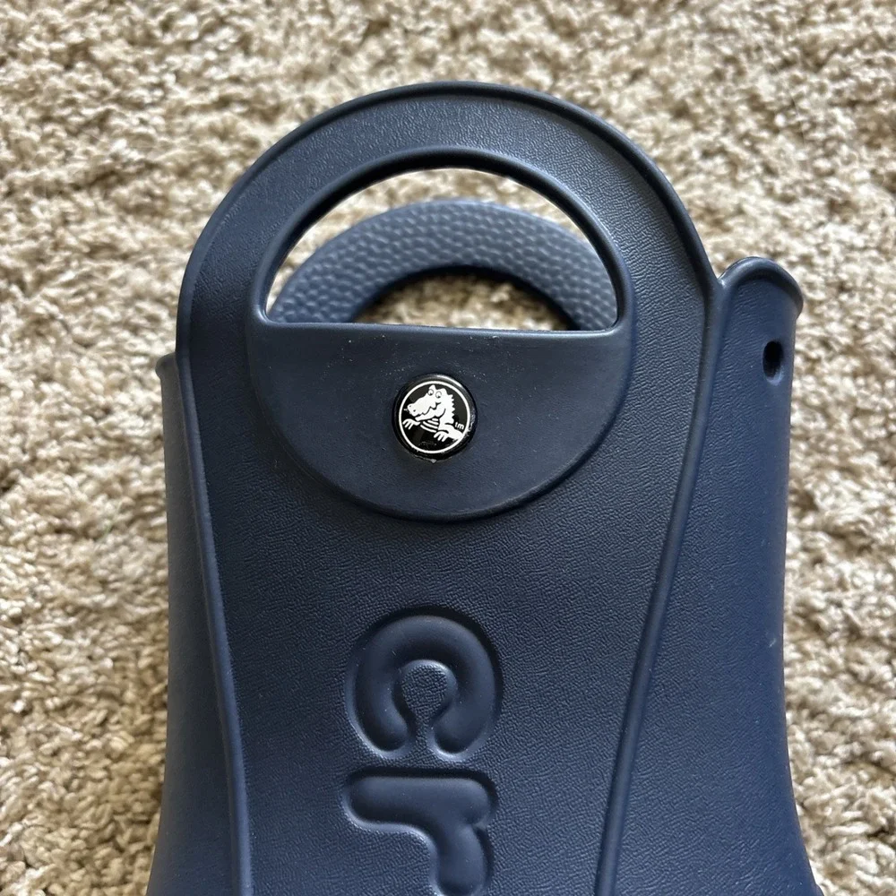 Crocs Handle It Rain Navy Childrens Wellingtons 100% Thermoplastic Kids 3